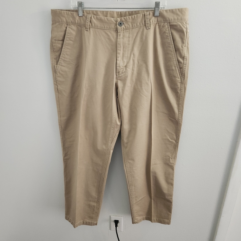 The North Face Mens The Narrows Relaxed Pants 40x30 Mid Rise Stretch Khaki